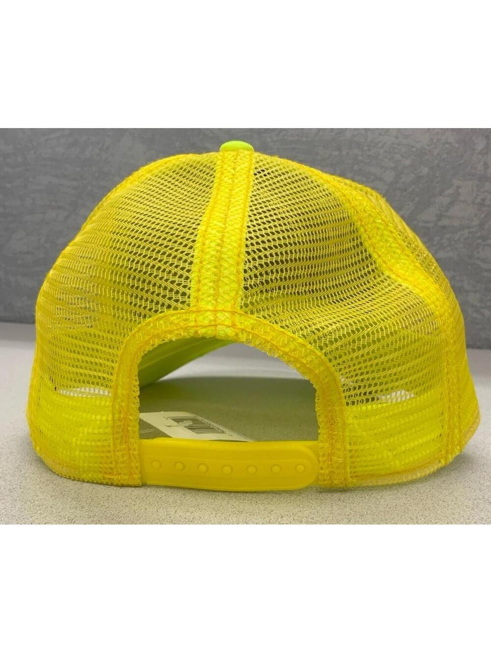 Goorin Bros. Adjustable Mesh Back Trucker Hat Party Animal Patch Yellow (used ) - Picture 4 of 7